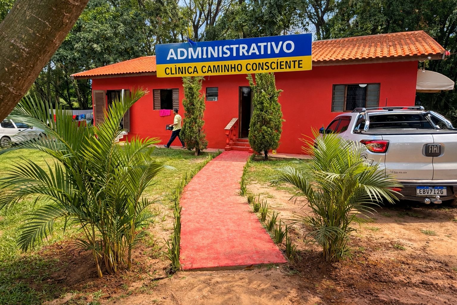 Ambiente interno da clínica